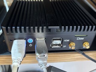 Mini PC Router Proxmox Negro