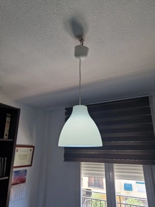 Lámpara colgante blanca