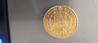 Moneda Oro 2 Escudos Carlos IV 1806