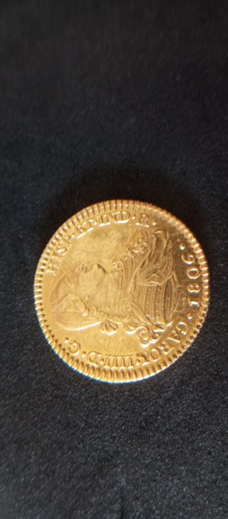 Moneda Oro 2 Escudos Carlos IV 1806