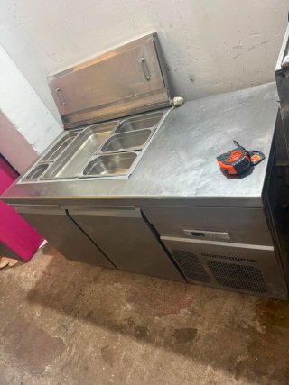 Bajo mostrador refrigerado acero inoxidable