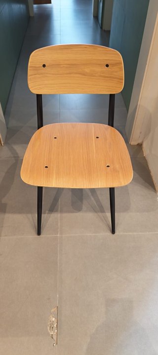 10 Sillas Madera Clara