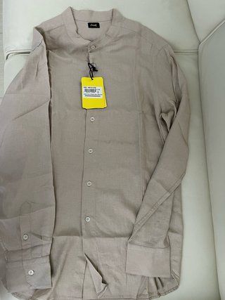 Camicia lino F**K beige