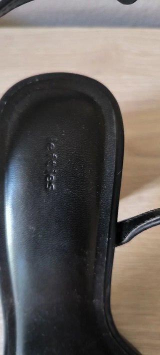 Sandalias tacón Lefties negras