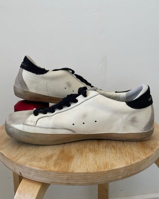 Zapatillas Golden Goose Hombre Negro Blanco