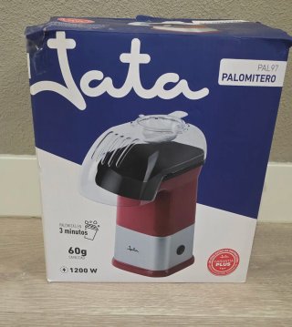 Máquina de Palomitas Jata PAL97 Roja y Plateada