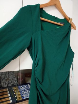 Vestido verde elegante