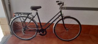 Bicicleta de señora clásica