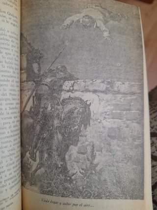 Ejemplar libro don quijote de la mancha año 1955