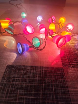 Luces de Navidad Campana Multicolor
