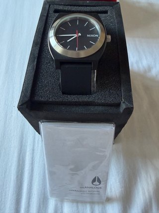 Reloj Nixon Time Teller Opp Negro/Plata