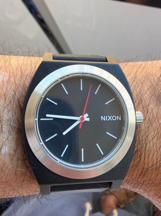 Reloj Nixon Time Teller Opp Negro/Plata