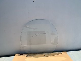 Cristal redondo 95,8cm 6mm canto pulido