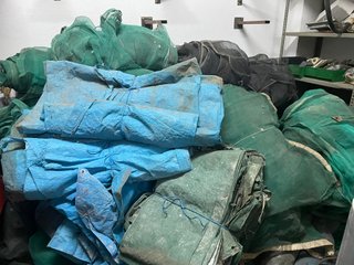 Lonas y redes de obra
