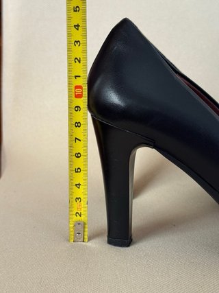 Tacones negros de plataforma