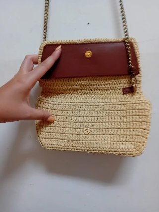 Borsa YSL paglia/raffia beige