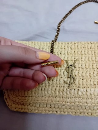 Borsa YSL paglia/raffia beige