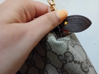 Borsa Gucci tracolla beige e marrone
