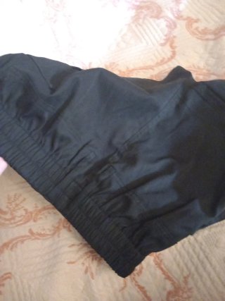 Pantalón corto negro cargo shein