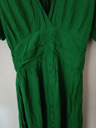 Vestido verde Zara