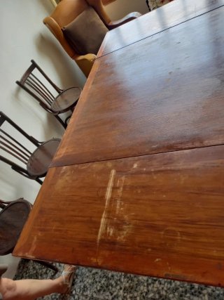 Mesa comedor extensible madera maciza