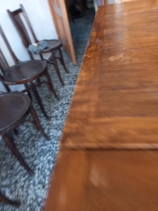 Mesa comedor extensible madera maciza