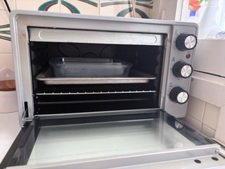 Horno de sobremesa plateado