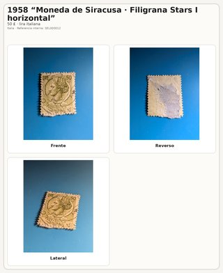Lote sellos Italia 1953-1968 8 uds