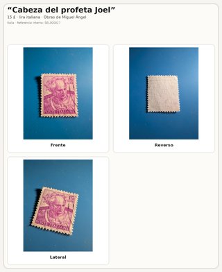 Lote sellos Italia 1953-1968 8 uds