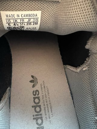 Adidas Zapatillas Grises y Negras