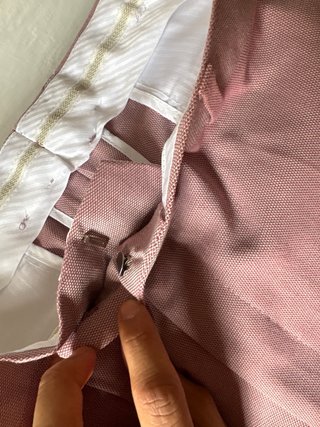 Traje de hombre rosa palo