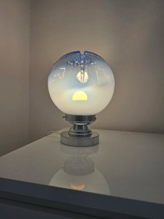 Lampada vintage vetro e metallo