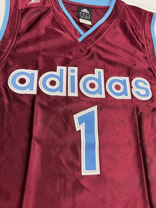 Canotta Adidas Vintage Basket Bordeaux Celeste L