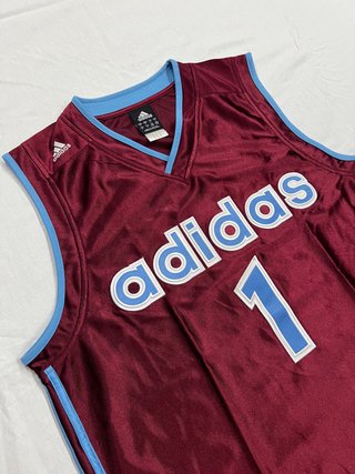 Canotta Adidas Vintage Basket Bordeaux Celeste L