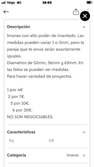 Imanes de ferrita