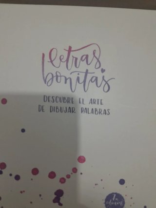 Cuaderno Letras Bonitas