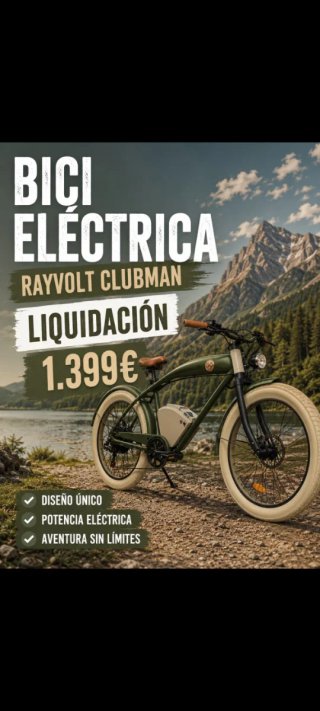 Bici Eléctrica Rayvolt Clubman SOLO QUEDA 1