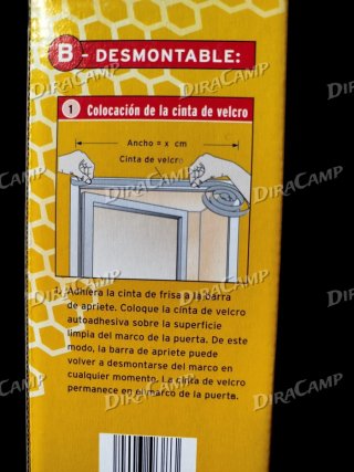 Cortina Mosquitera Puerta 100x220 cm antracita