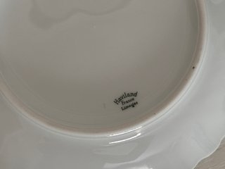 Set 2 Tazas Consomé + plato (Haviland Limoges)
