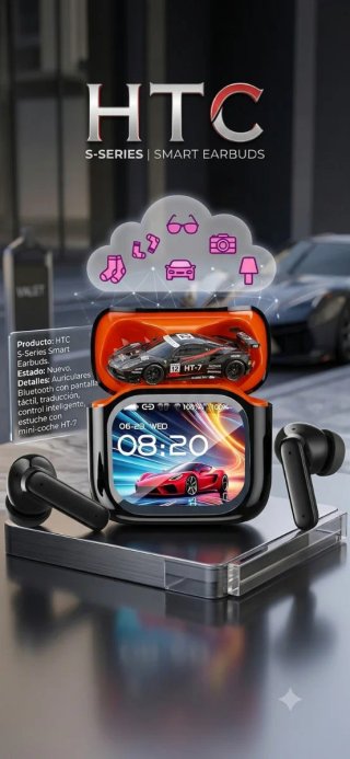Cascos HTC NE20 con pantaLla táctil