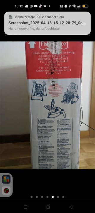 Sdraietta/Altalena bimbo con giochi