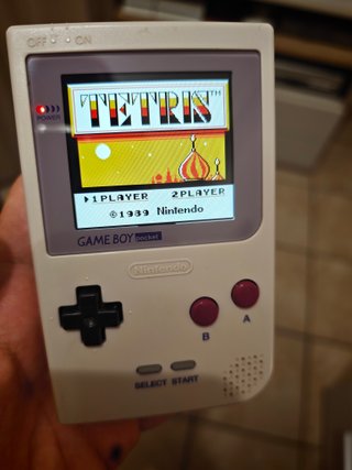 Game Boy Pocket JAP Grigio Schermo IPS