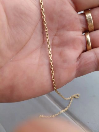 Cadena Oro 18k Forzada Maciza 10g 51cm