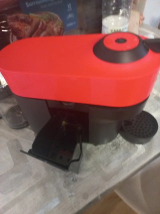 Cafetera Nespresso Krups Vertuo Pop Roja
