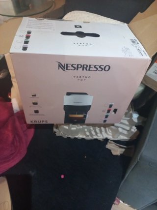 Cafetera Nespresso Krups Vertuo Pop Roja