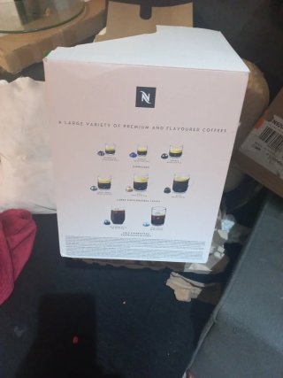 Cafetera Nespresso Krups Vertuo Pop Roja