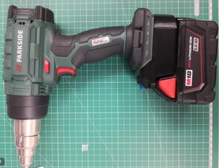 Adaptador Parkside X20 para Bateria Milwaukee