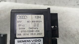 MOTOR ELEVALUNAS DELANTERO DERECHO AUDI A4 BERLINA (8E) 8E1959802H 1781762