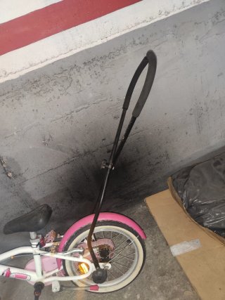 2 Bicicletas infantiles rosa con asiento