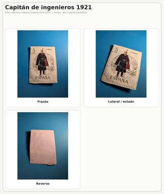 Lote uniformes militares España 1975-1978, 3 usad…